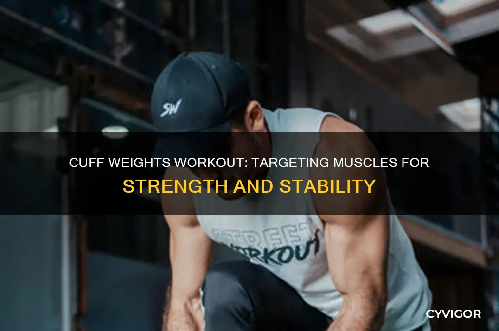 what muscles do cuff weights work