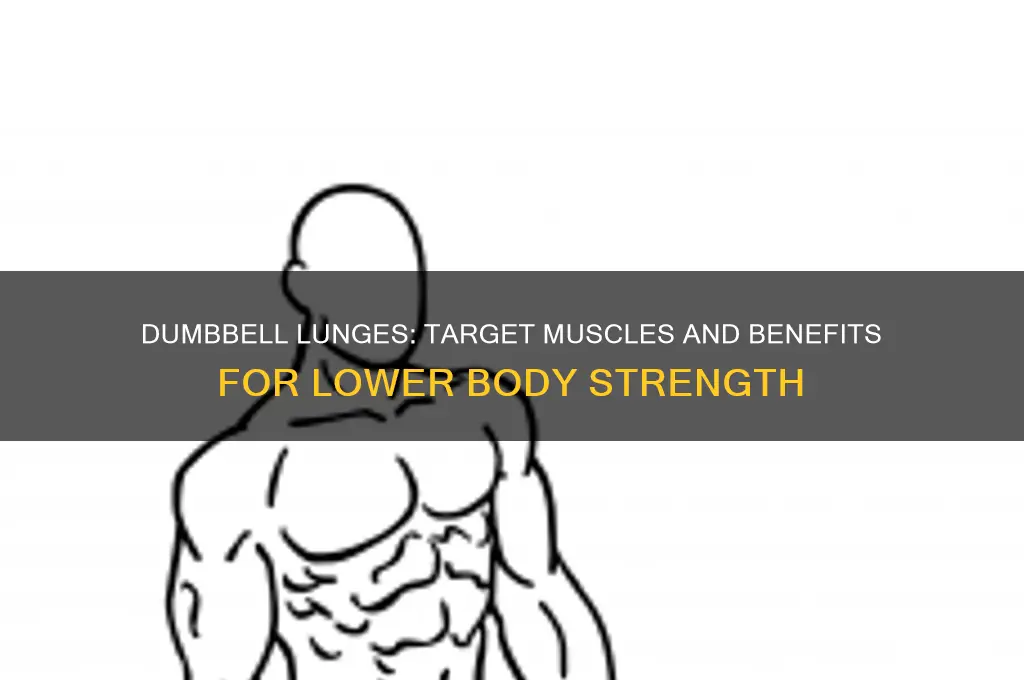 what muscles do db lunges work