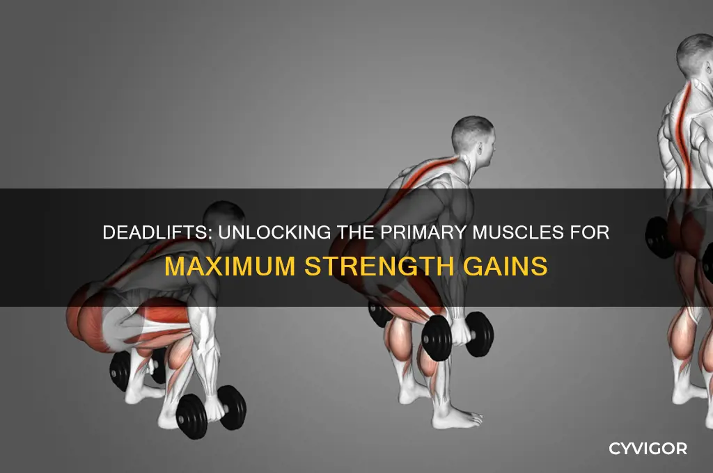 what muscles do deadlifts work the most