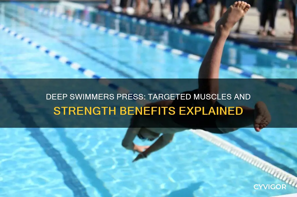 what muscles do deep swimmers press work