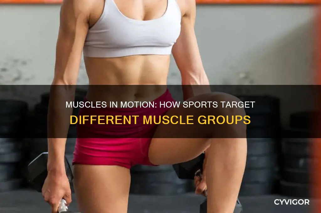 what muscles do different sports work