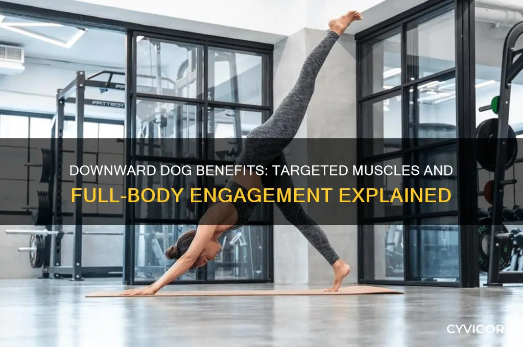 what muscles do downward dog work