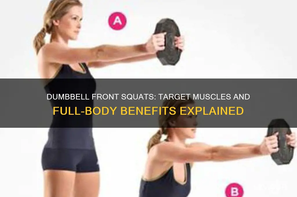 what muscles do dumbbell front squats work