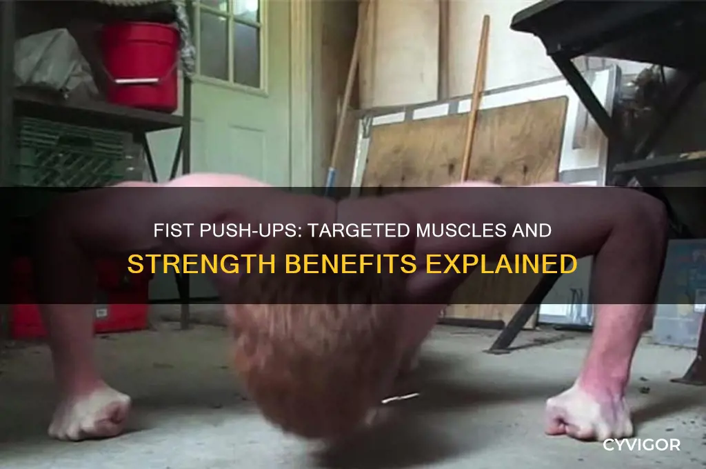what muscles do fist push ups work