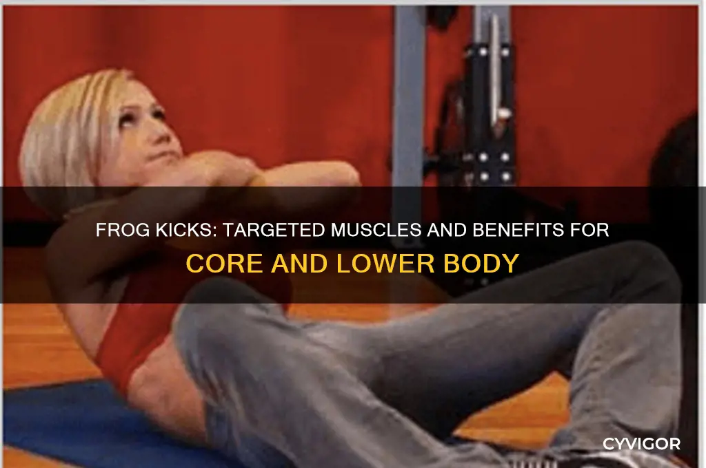 what muscles do frog kicks work