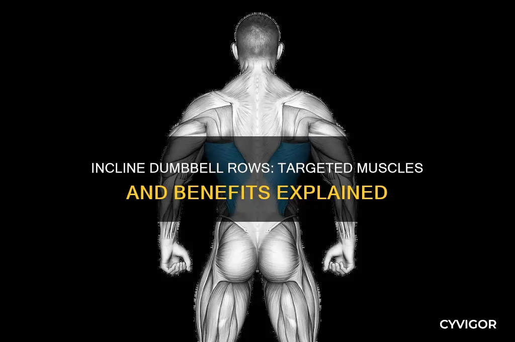 what muscles do incline dumbbell rows work