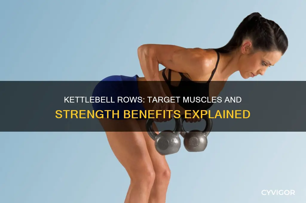 what muscles do kettlebell rows work