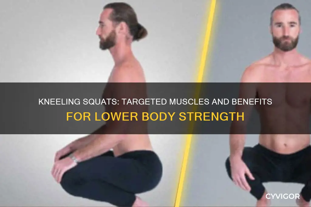 what muscles do kneeling squats work