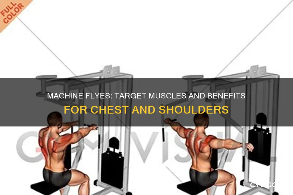 what muscles do machine flyes work