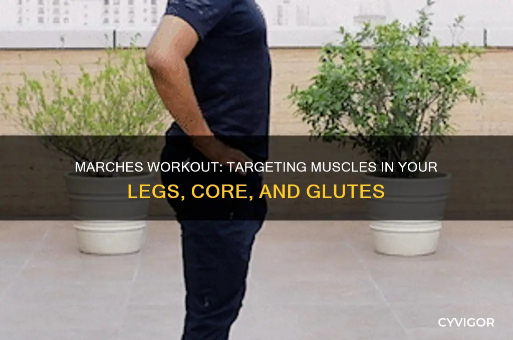 what muscles do marches work