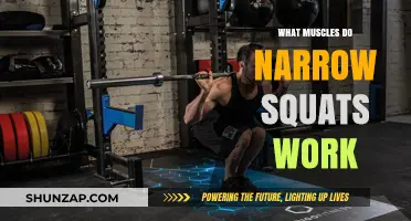 Narrow Squats: Targeting Inner Thighs, Quads, and Core Muscles