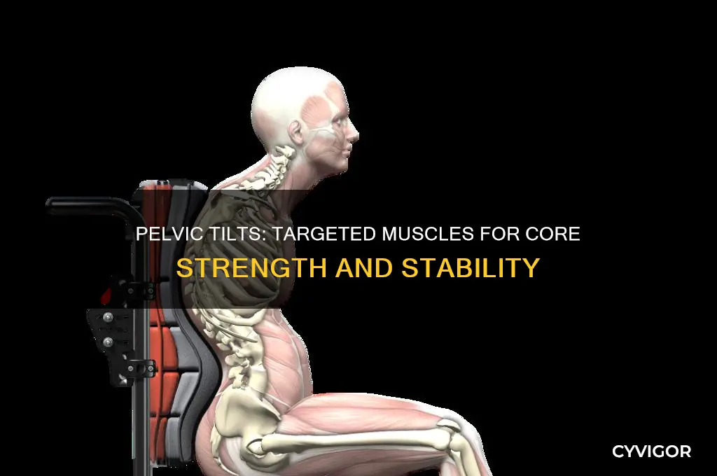 what muscles do pelvic tilts work