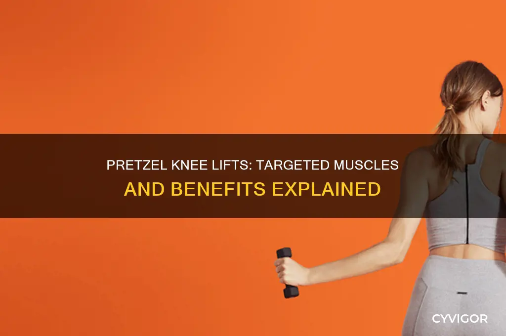 what muscles do pretzel knee lifts work