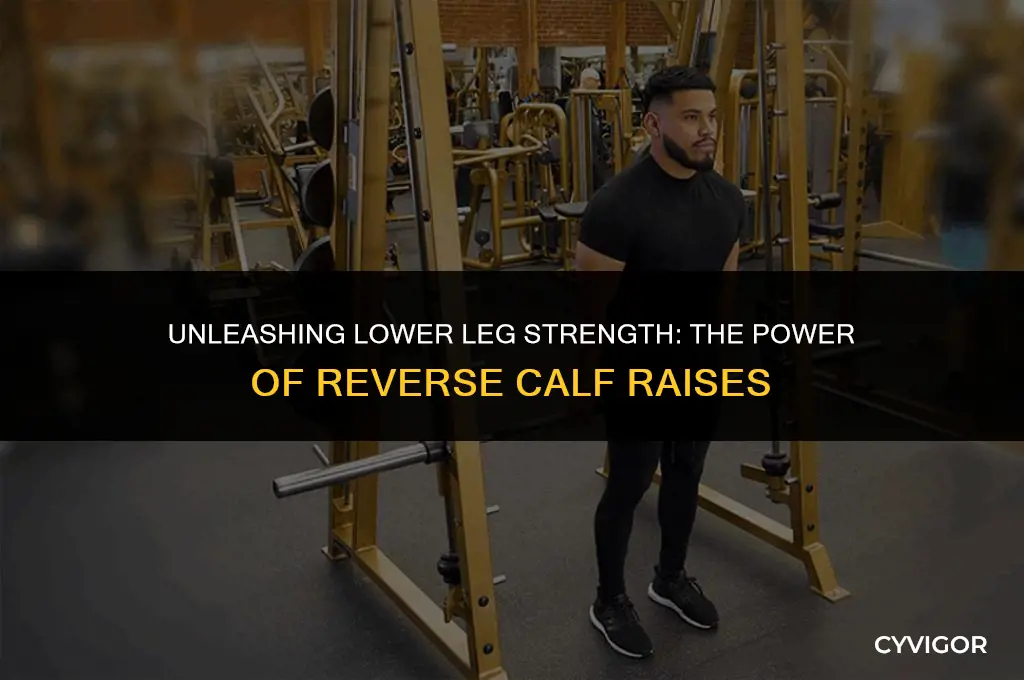 what muscles do reverse calf raises exercise