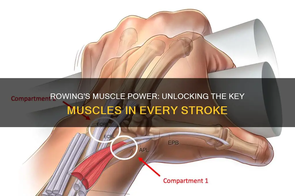 what muscles do row work