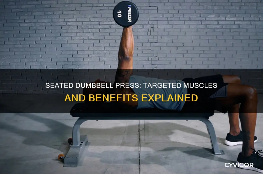 what muscles do seated dumbbell presses work