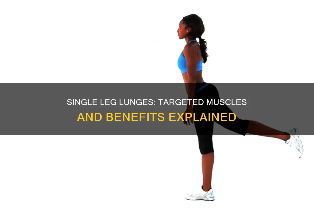 what muscles do single leg lunges work