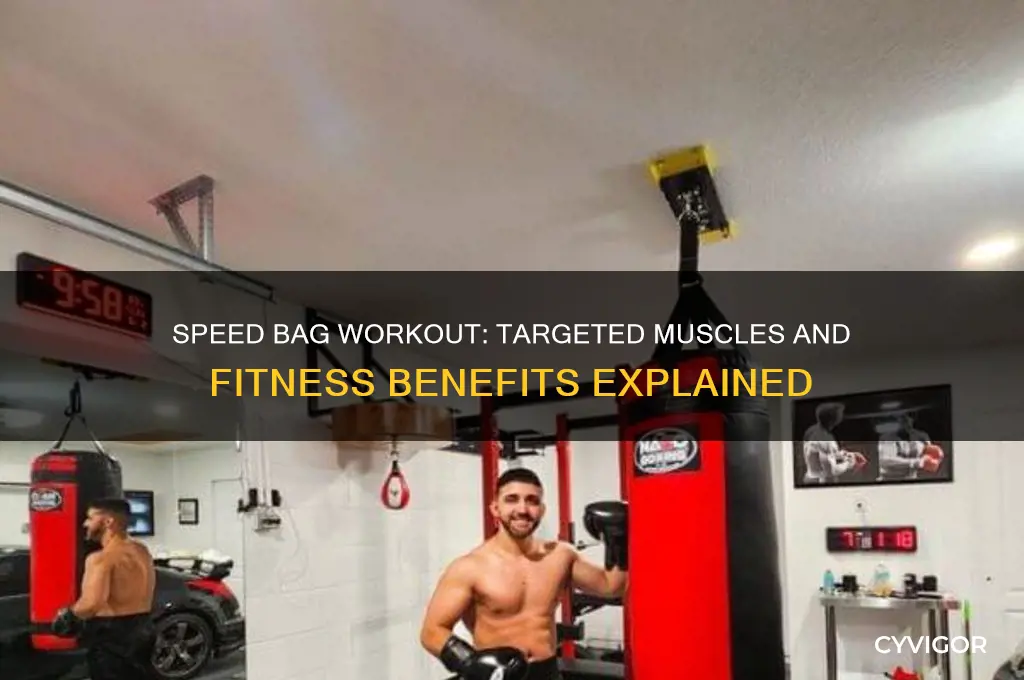 what muscles do speed bag work