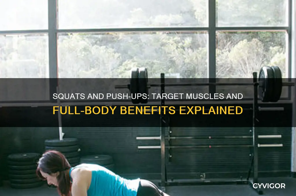 what muscles do squats ups work