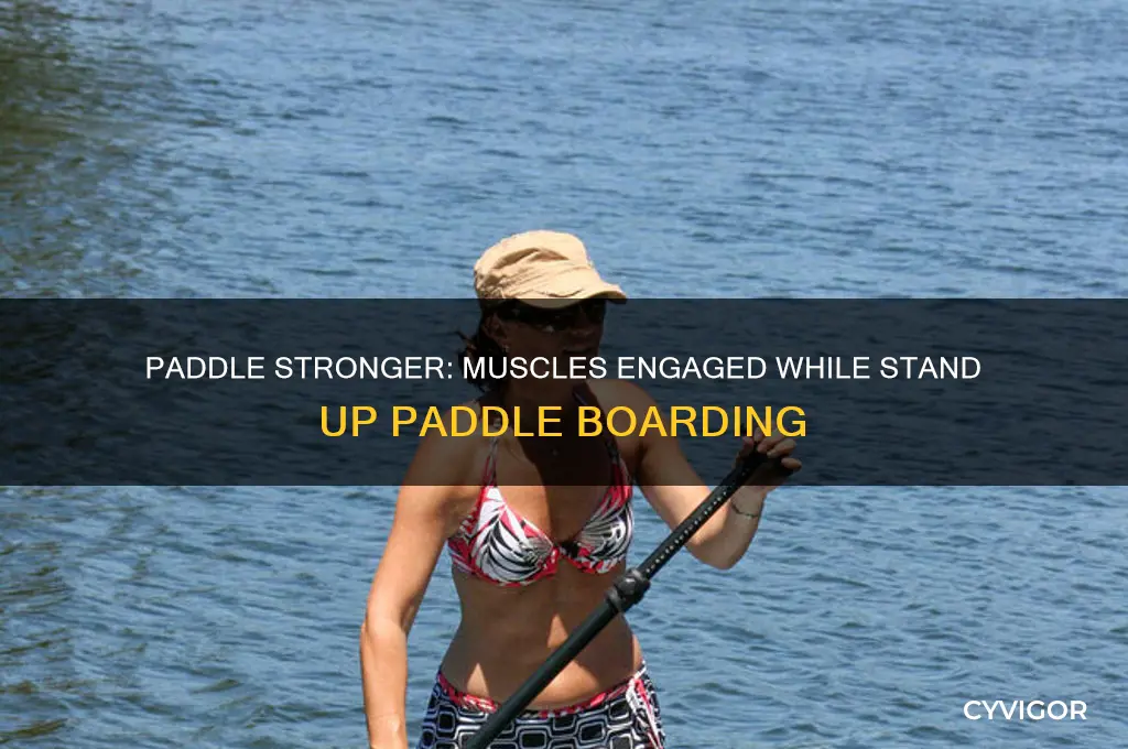 what muscles do stand up paddle boards work