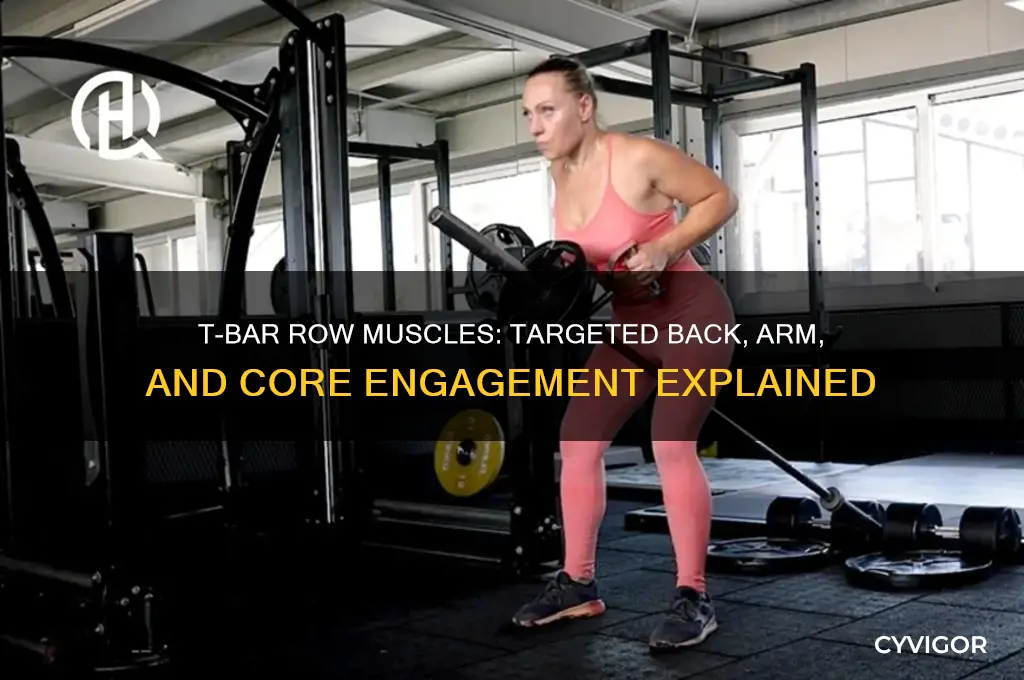 what muscles do tbar row work