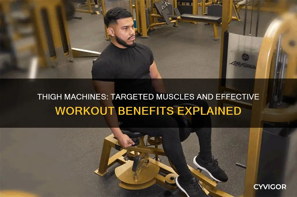 what muscles do thigh machines work