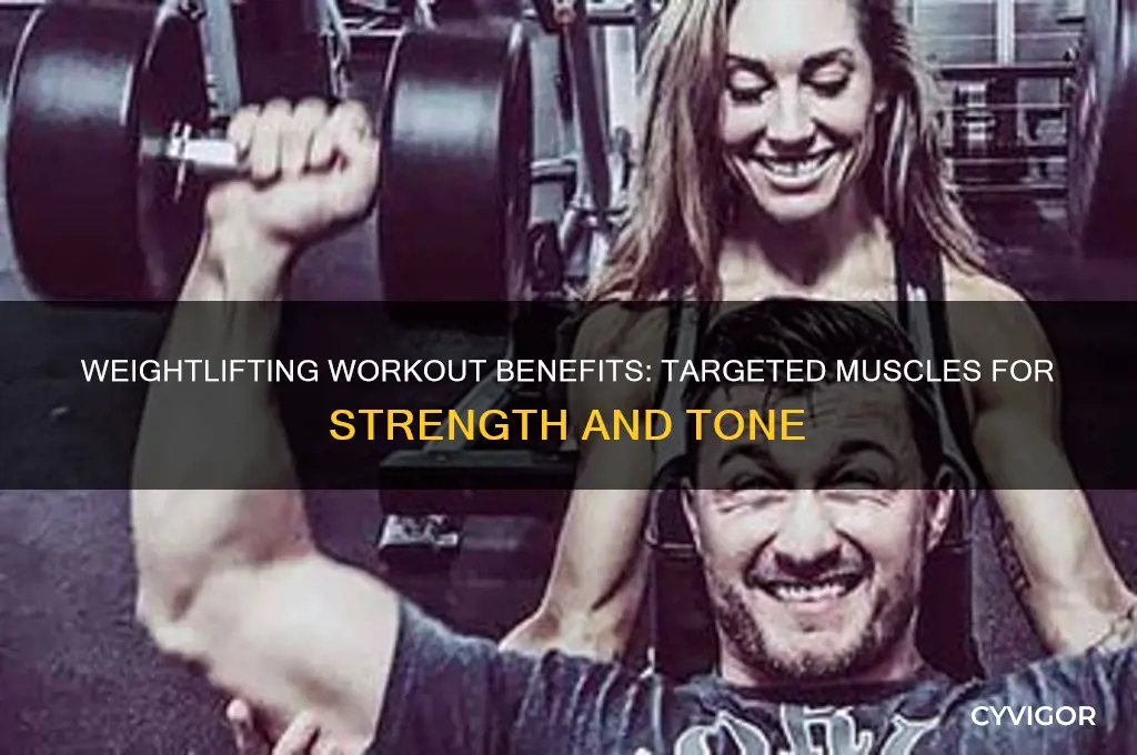 what muscles do weight lifting work