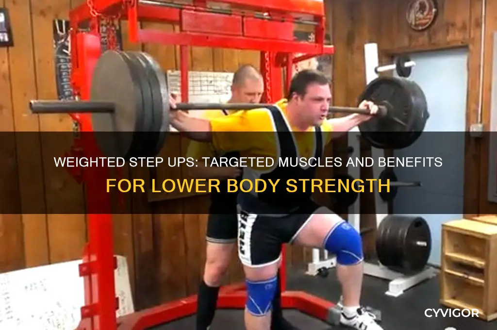 what muscles do weighted step ups work