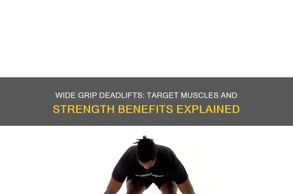 what muscles do wide grip deadlifts work