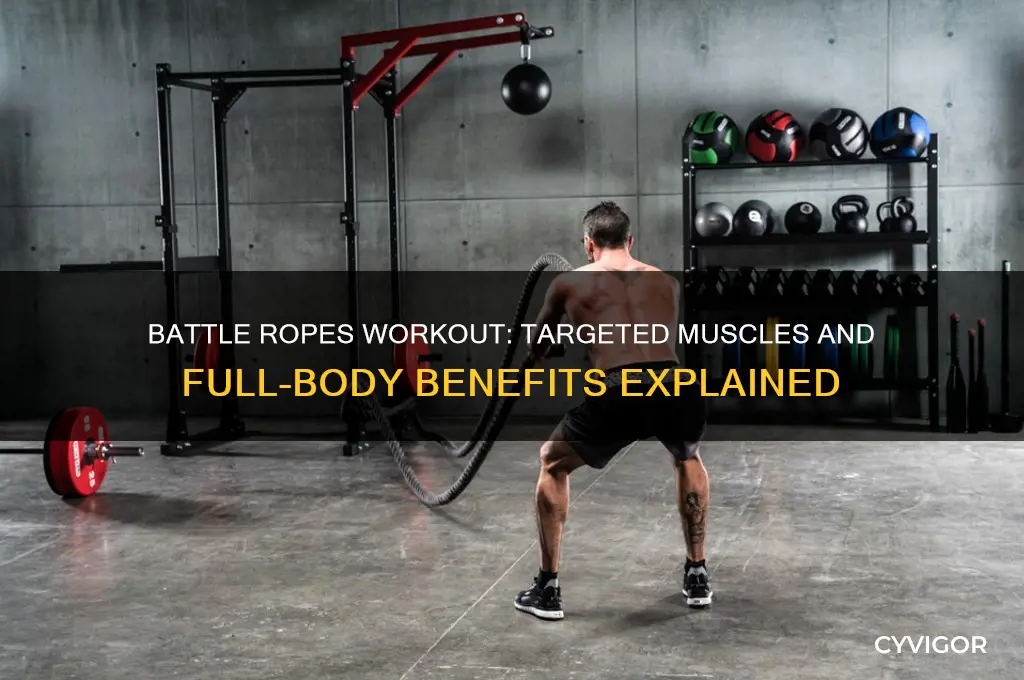 what muscles does a battle rope work