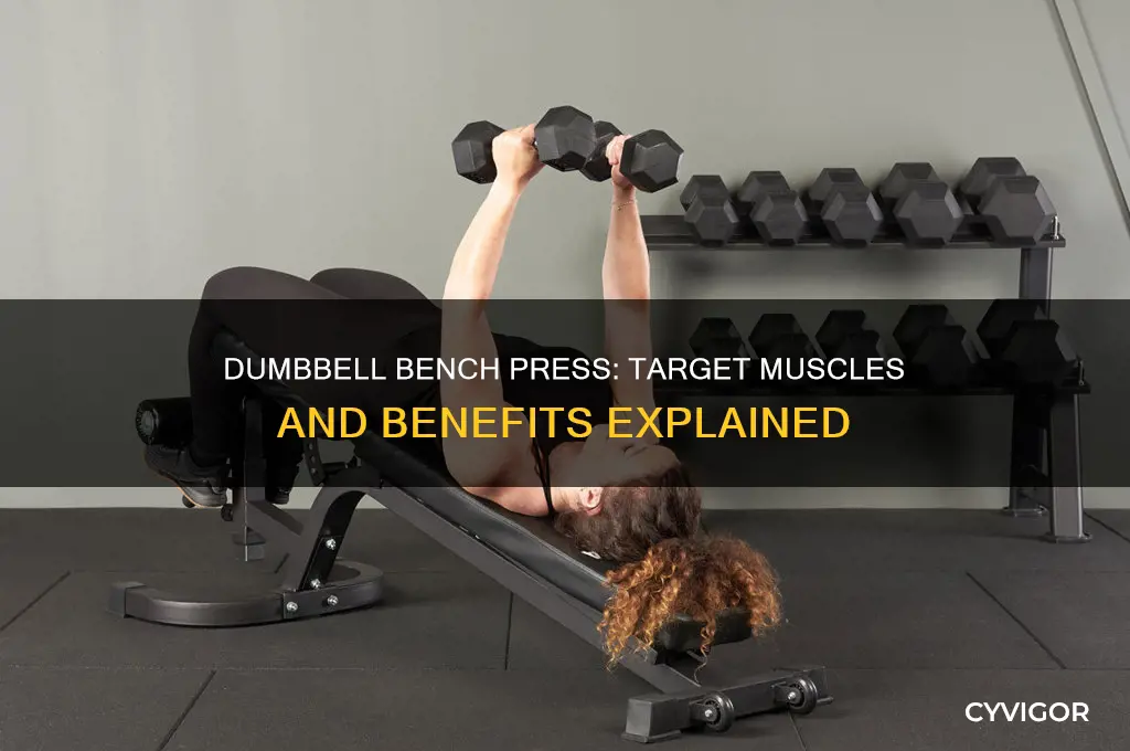 what muscles does a dumbbell bench press work