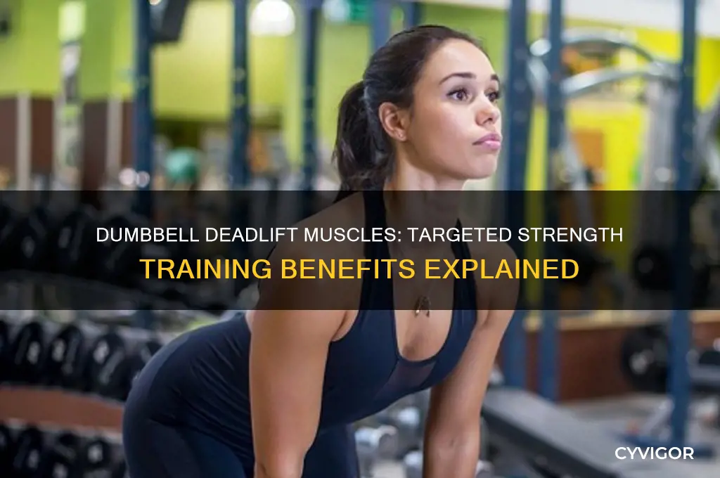 what muscles does a dumbbell deadlift work