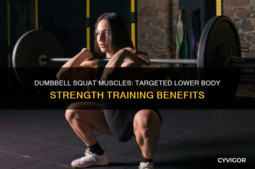 what muscles does a dumbbell squat work