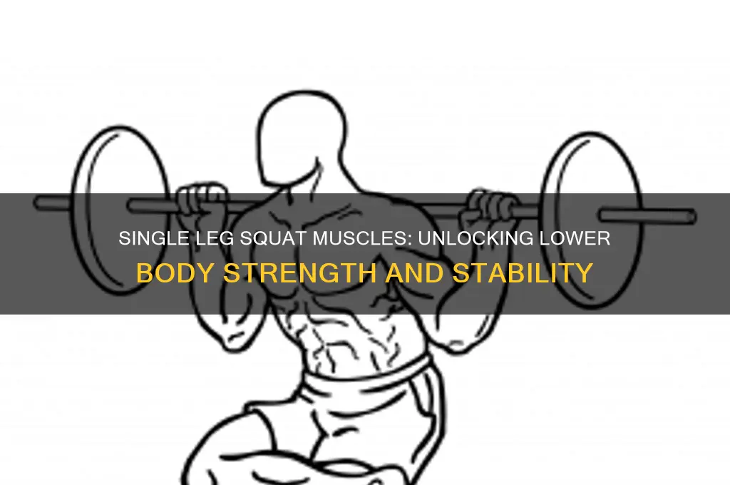 what muscles does a single leg squat work