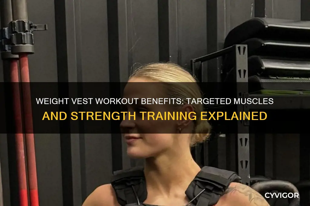 what muscles does a weight vest work