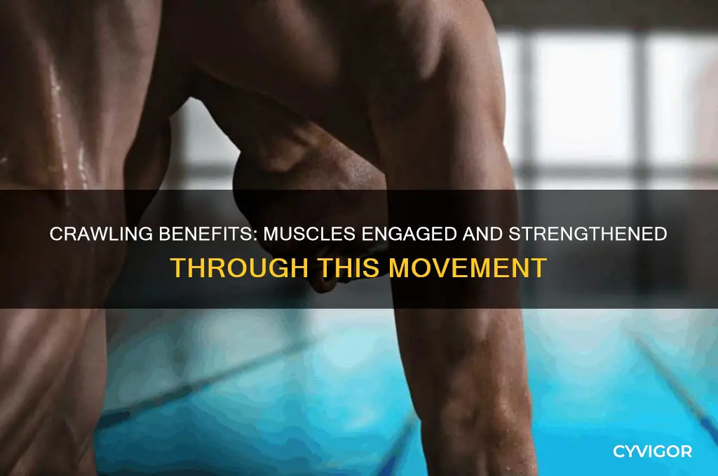 what muscles does crawling work