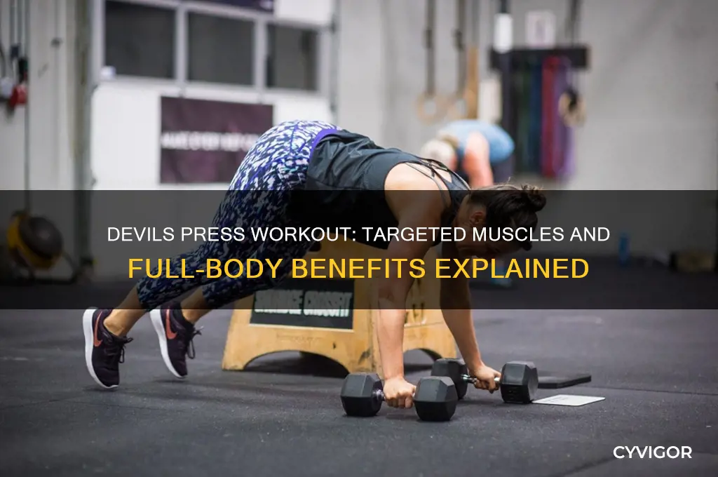 what muscles does devils press work
