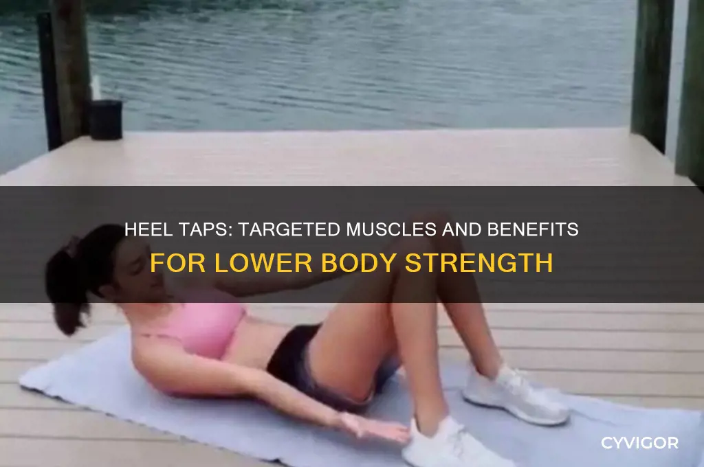 what muscles does heel taps work