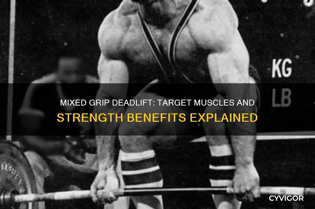 what muscles does mixed grip deadlift work