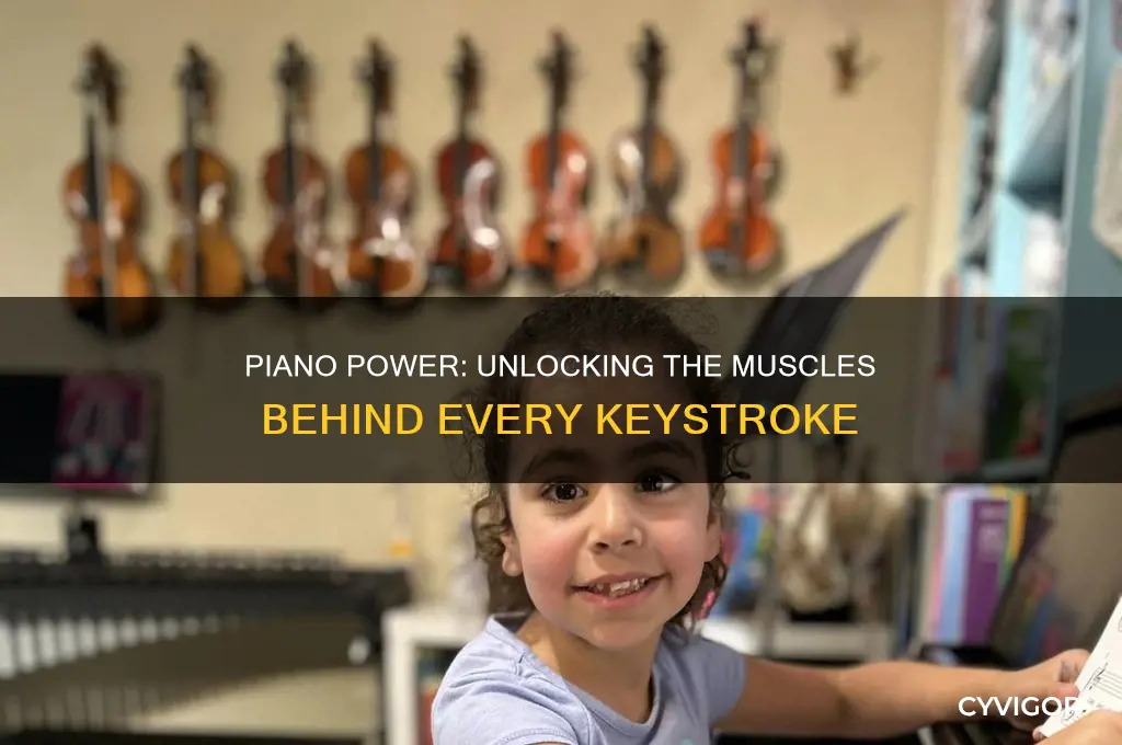what muscles does piano work