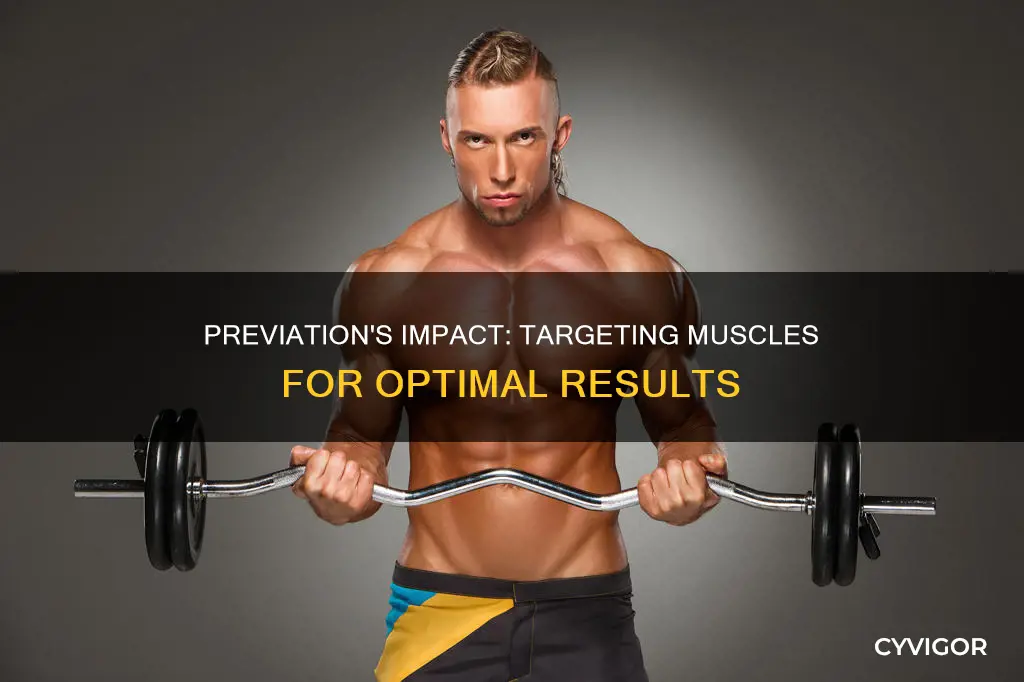 what muscles does previation effedct