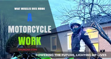 Motorcycle Riding: Engaging Core, Legs, and Upper Body Muscles Explained