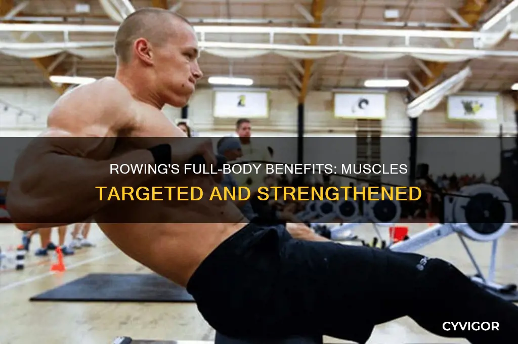 what muscles does rowing work on