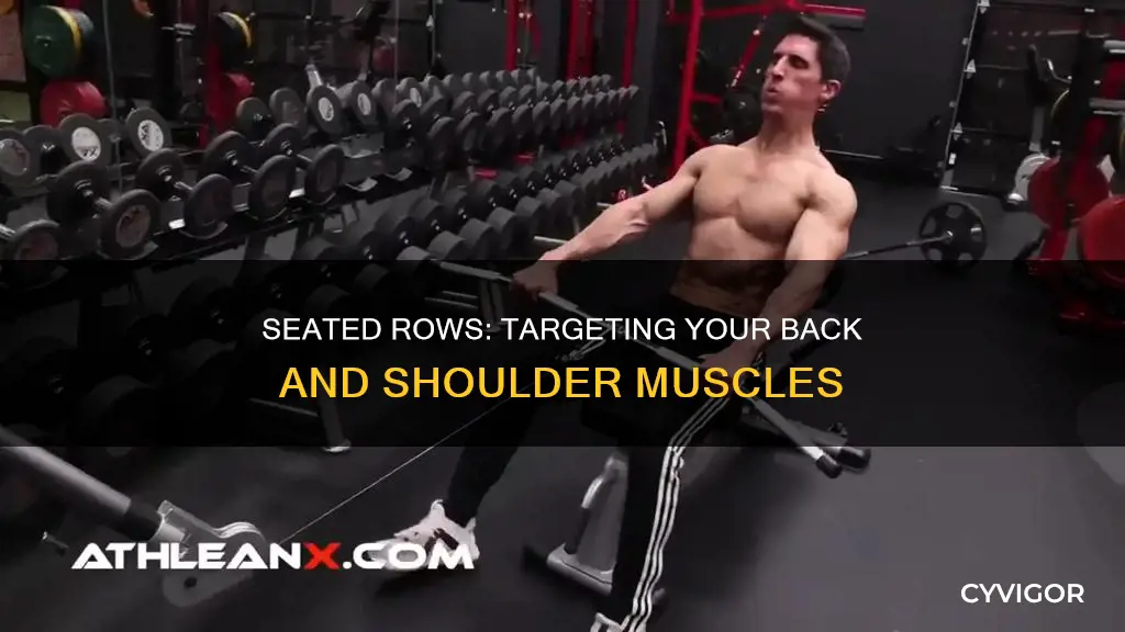 what muscles does seated rows