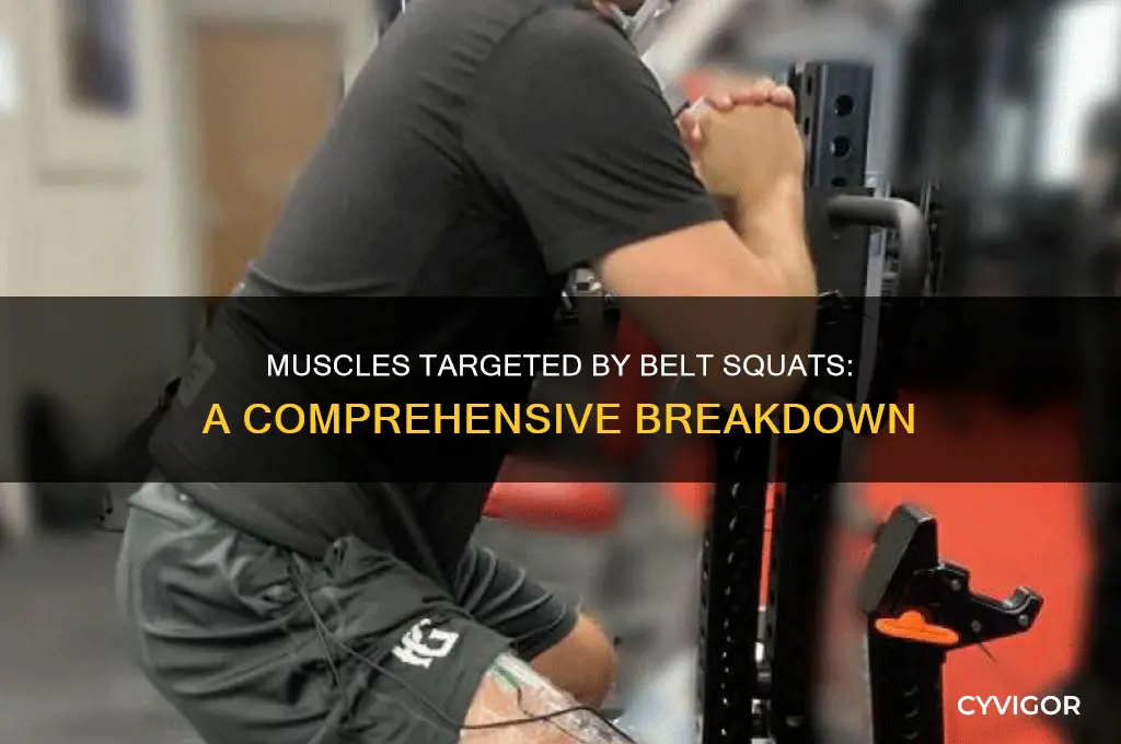 what muscles does the belt squat work