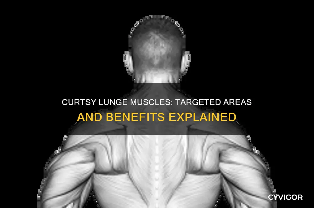 what muscles does the curtsy lunge work