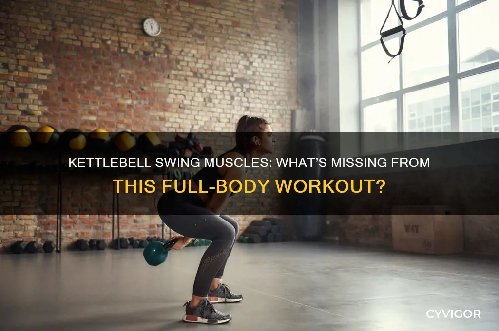 what muscles does the kettlebell swing not work
