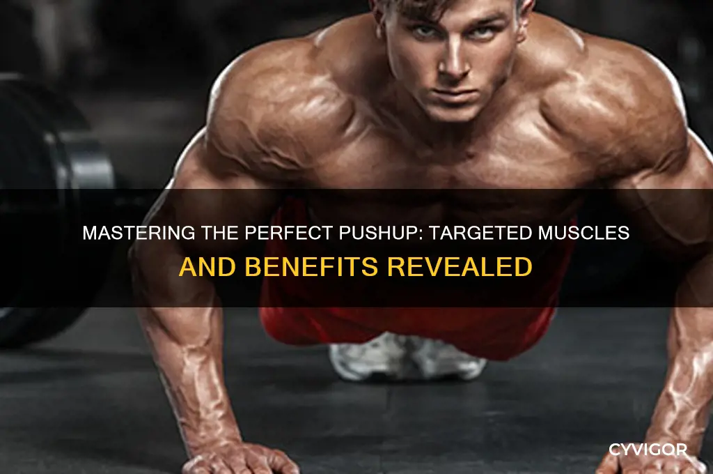 what muscles does the perfect pushup work