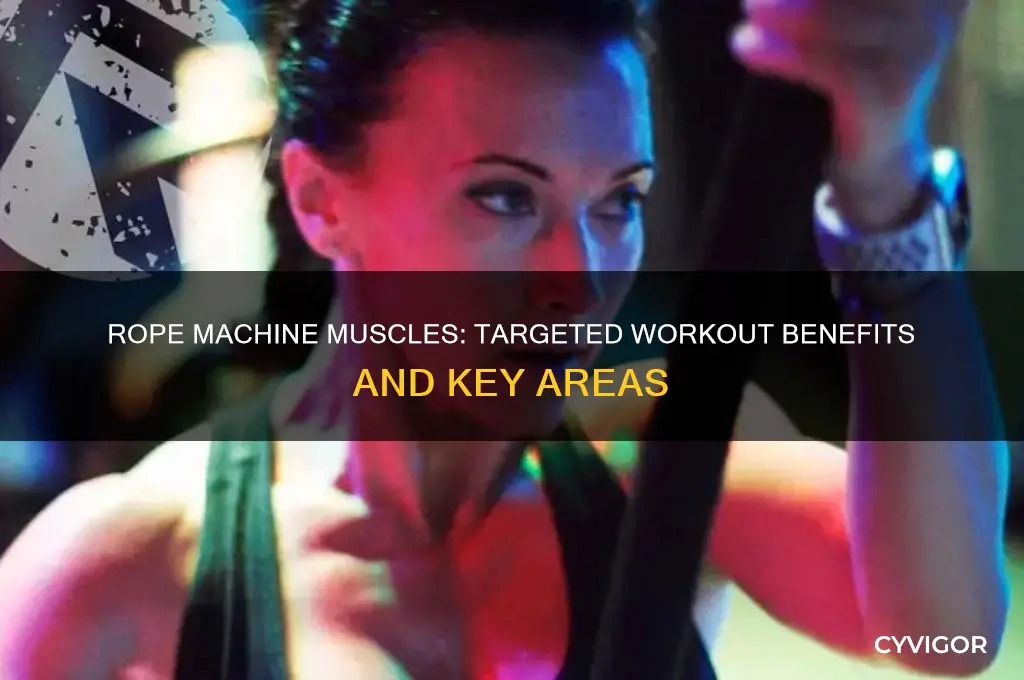 what muscles does the rope machine work
