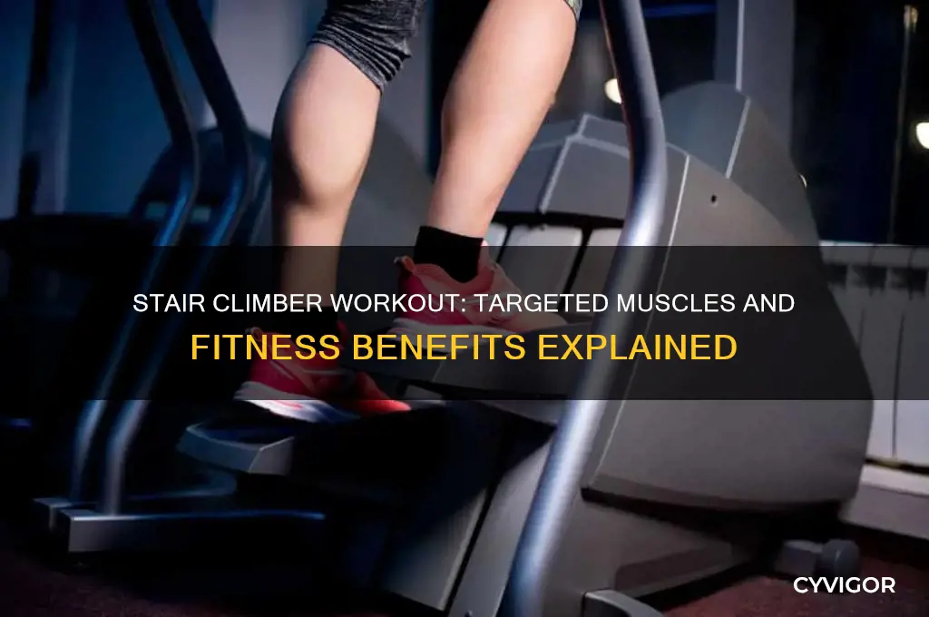 what muscles does the stairclimber work